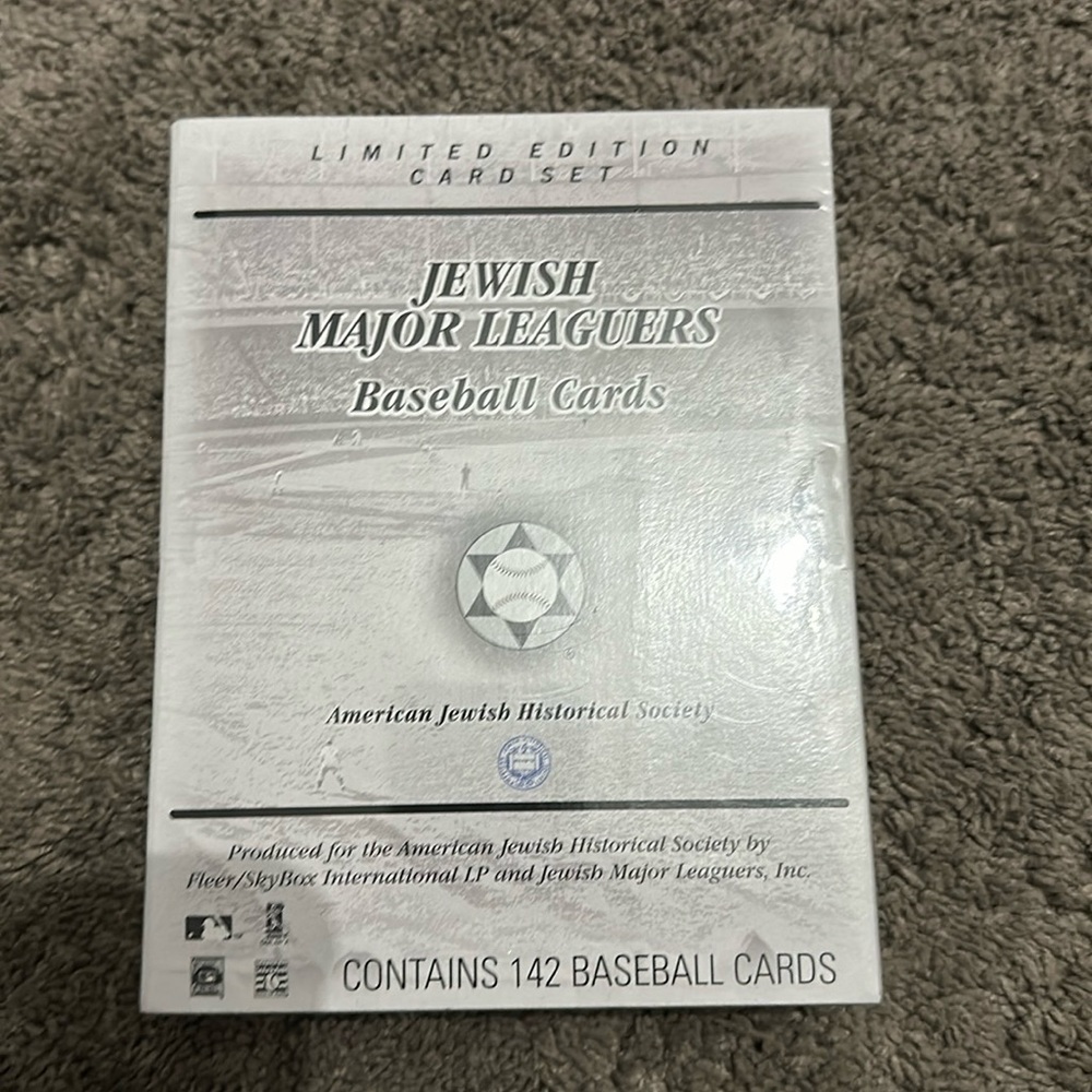 !!!Limited edition!!! Jewish major leaguers baseball cards
